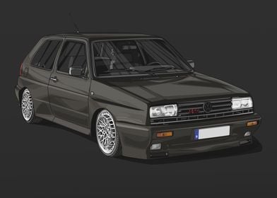 VW Golf MK2 G60 Rallye