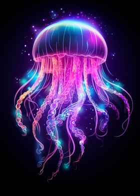 Neon Jellyfish