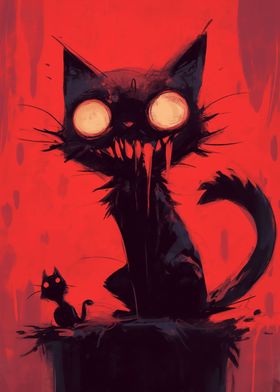 Dark Abnormal Cat