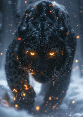 Mythical Black Leopard