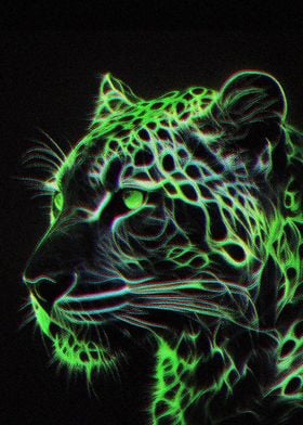 Leopard Green Neon