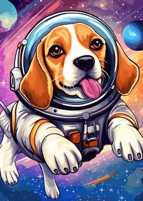 Astronaut Space Corgi Dog