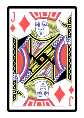 Jack of Diamonds Card