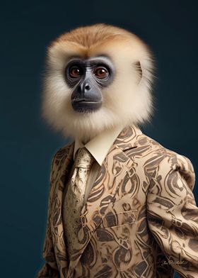Gibbon Portrait