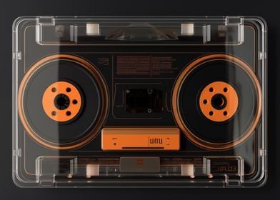 Retro Cassette tape 80s