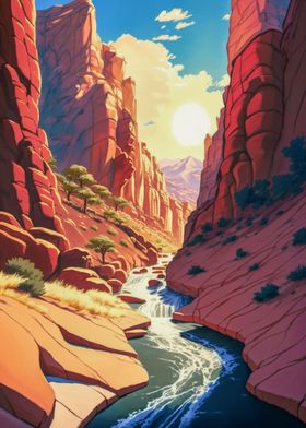 River Desert Canyon