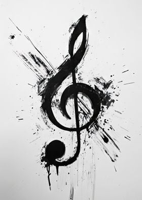 Black And White Clef