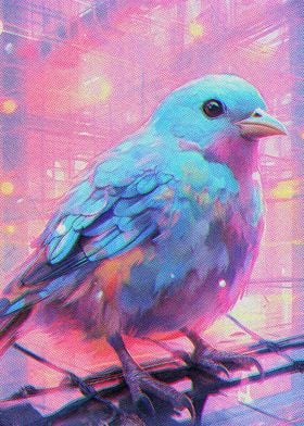 Painting Neon Birds