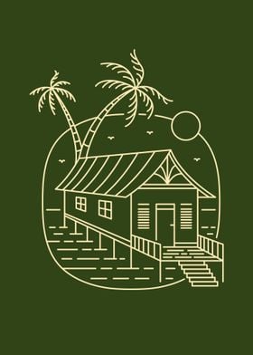 Tropical Beach House