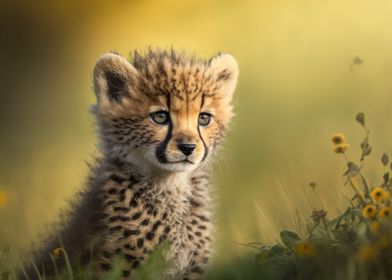 Baby cheetah