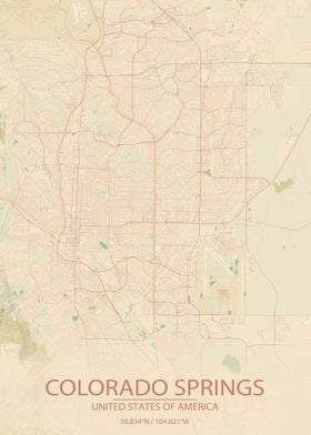 Colorado Springs VNTG Map
