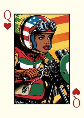 Biker Queen of Hearts