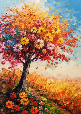 Autumn Oil Painting