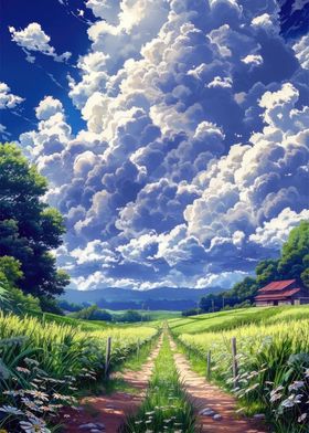 NATURE AND CLOUDS ART