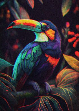 Toucan in the jungle