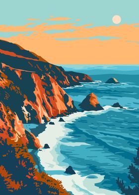 Big Sur California Art