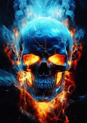 Skull On Fire