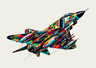 F4 Phantom II wpap pop art