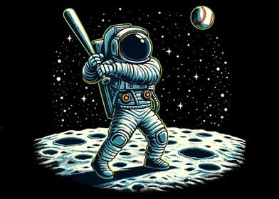 Baseball Novelty Astronaut