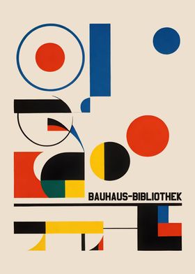 Bauhaus Library Poster