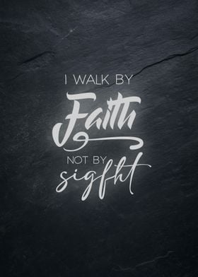 walk by faith 