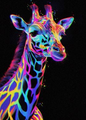 Neon Giraffe