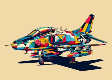 Douglas A4 Skyhawk wpap