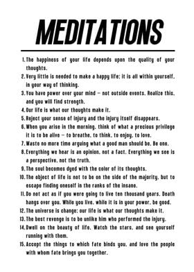 Meditations