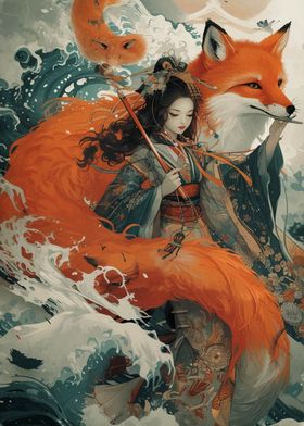 Kitsune Japanese Fox