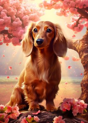 Dachshund Cherrytree