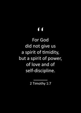 2 Timothy 1 7