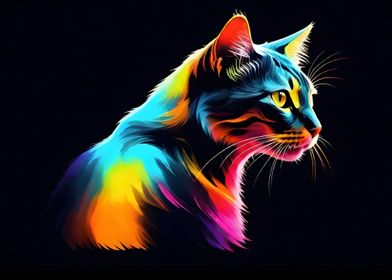 Colorful Cat 