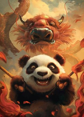 Panda Warrior Samurai