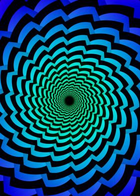 Blue Optic Illusion