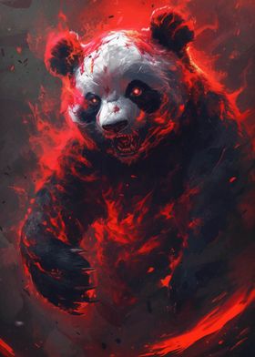 Panda Warrior Samurai