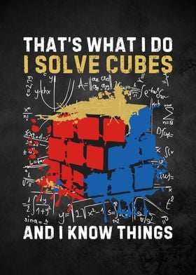 I Solve Cubes Puzzles