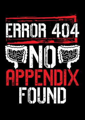 Error 404 No Appendix