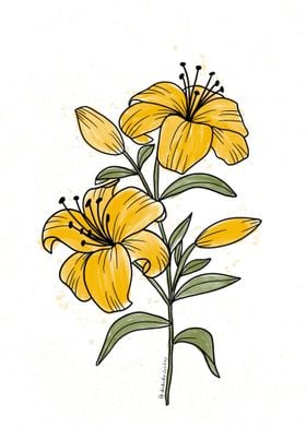 Yellow flower 