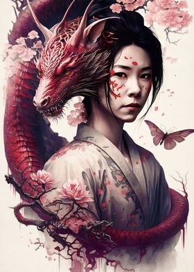 Geisha dragon