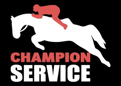 Champion Service Horse Rac