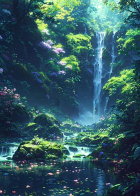 Peaceful Waterfalls