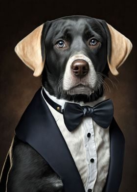 Well Dressed Labrador Dog