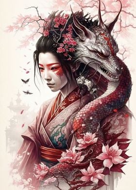 Geisha dragon