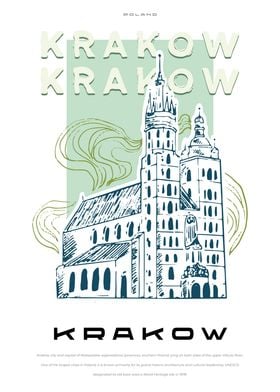 Krakow poland big city