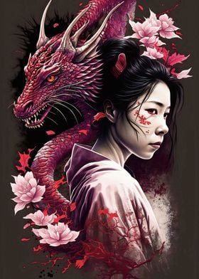 Geisha dragon