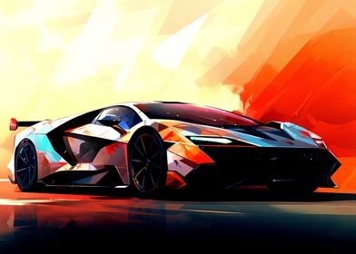 Lamborghini Painting