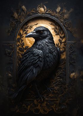 Framed Crow