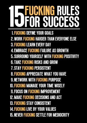 15  Rules For Success