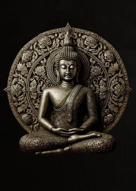 Serene Buddha Sculpture