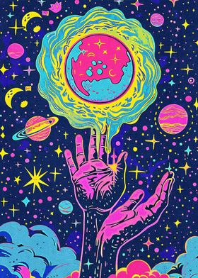 Magical Hand In Space